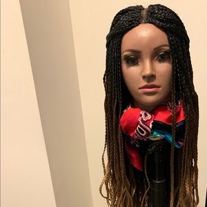 Handmade braided wig 26 inch long